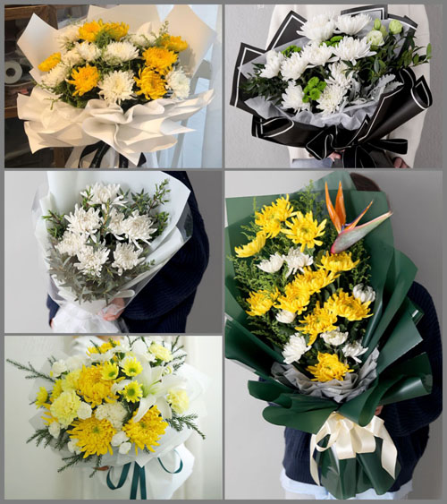 河北沧州献县淮镇镇白事花束代送